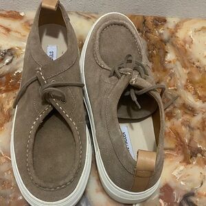 Steve Madden Tan Suede Loafers